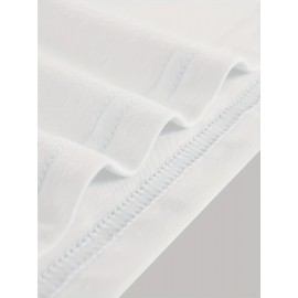 Smile Face Print, Men's Graphic Design Crew Neck T-shirt, Casual Comfy Tees Tshirts For Summer, Men's Clothing Tops For Daily Vacation Resorts