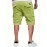 Men's Stylish Loose Solid Cargo Shorts With Pockets, Active Breathable Comfy Drawstring Shorts For Hiking Jogging Cycling Outdoor Fitness Workout